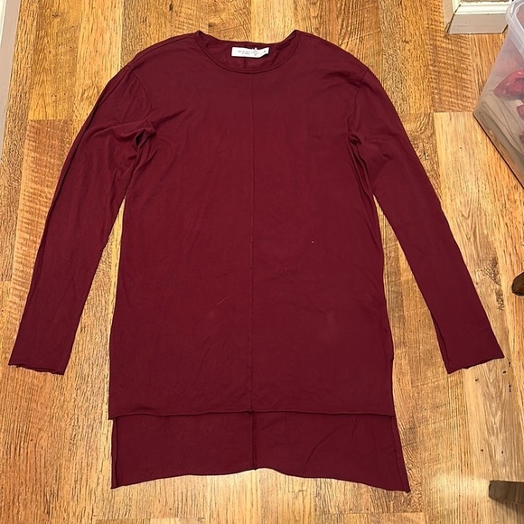 Daniel Patrick Casual High Low Long Sleeve Scoop Neck Tunic / Mini Dress D3 - Picture 1 of 4